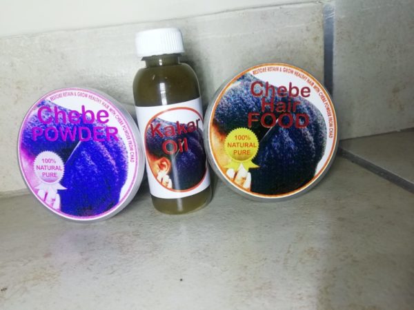 Chebe Combo | Chebe Powder, Chebe Hair Butter And Chebe Karkar Oil