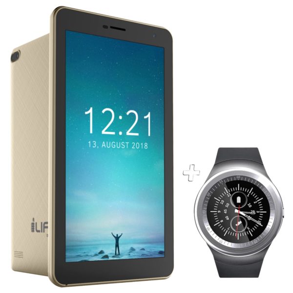 1-Life Gold Tablet + Watch Combo