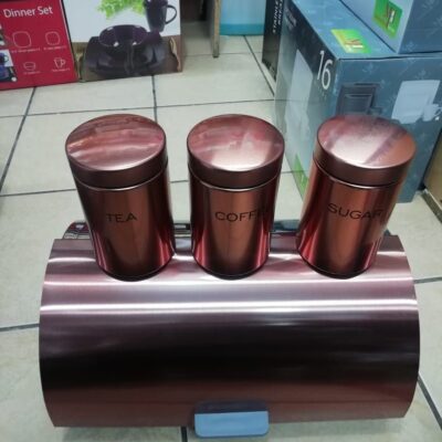 Rose Gold Stylish Continental Bread bin