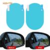 Anti fog car mirror stickers