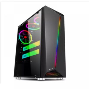 Gaming Computer Case with Glass Panel with RGB Lights and controller.jpg