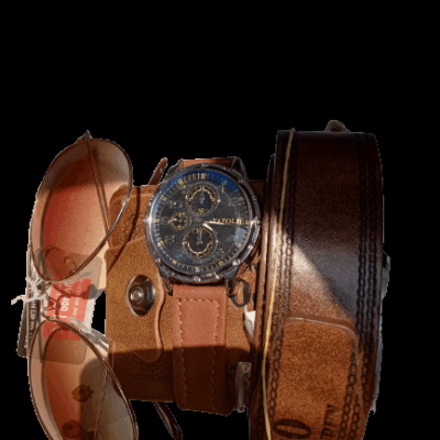 Watch sunglasses Wallet and belt