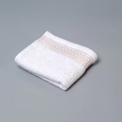 Jacquard Crest Face Towel