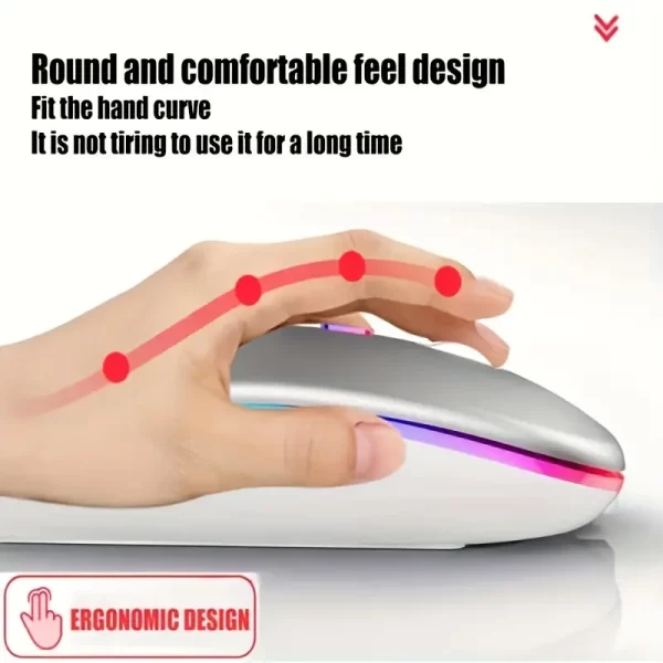 Wireless USB Rechargeable Gaming Mouse - Image 2