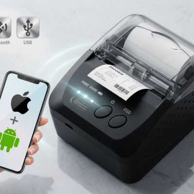 Portable USB & Bluetooth Thermal Receipt Printer